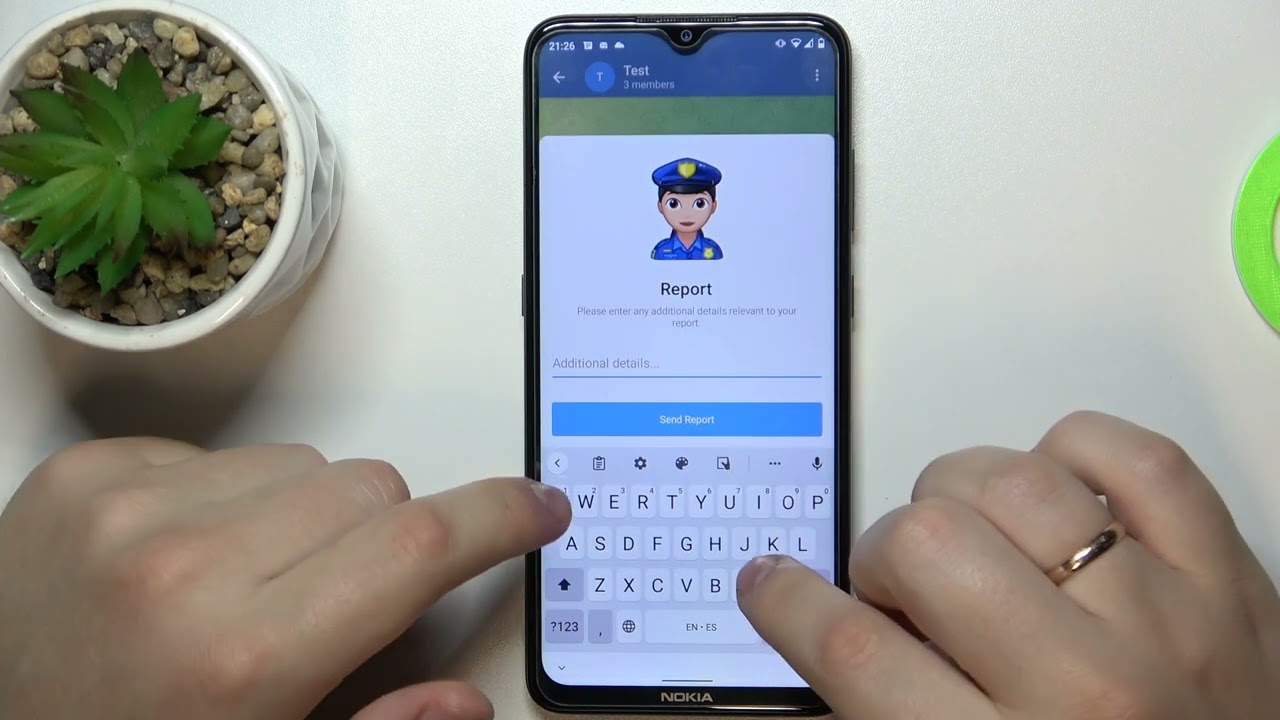 Как пожаловаться на кого-то в Telegram