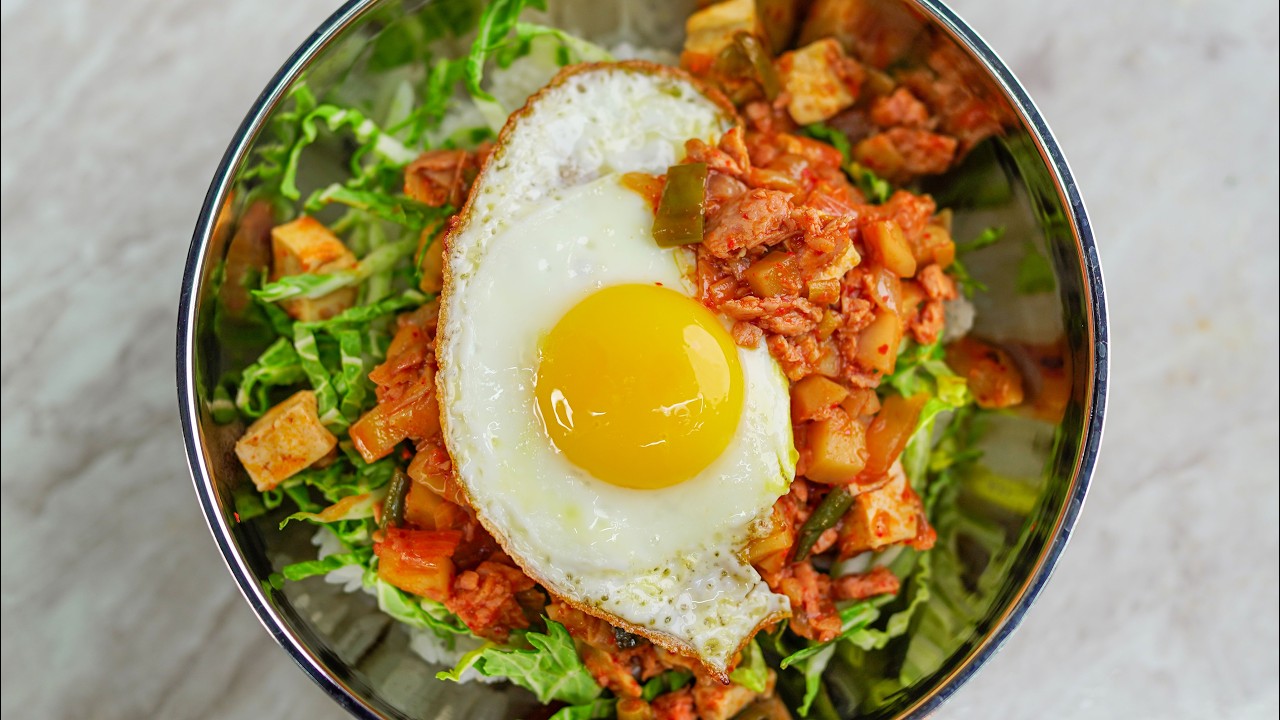 한 번 만들면 계속 생각나는 집밥 최강 스팸짜글이 만들기