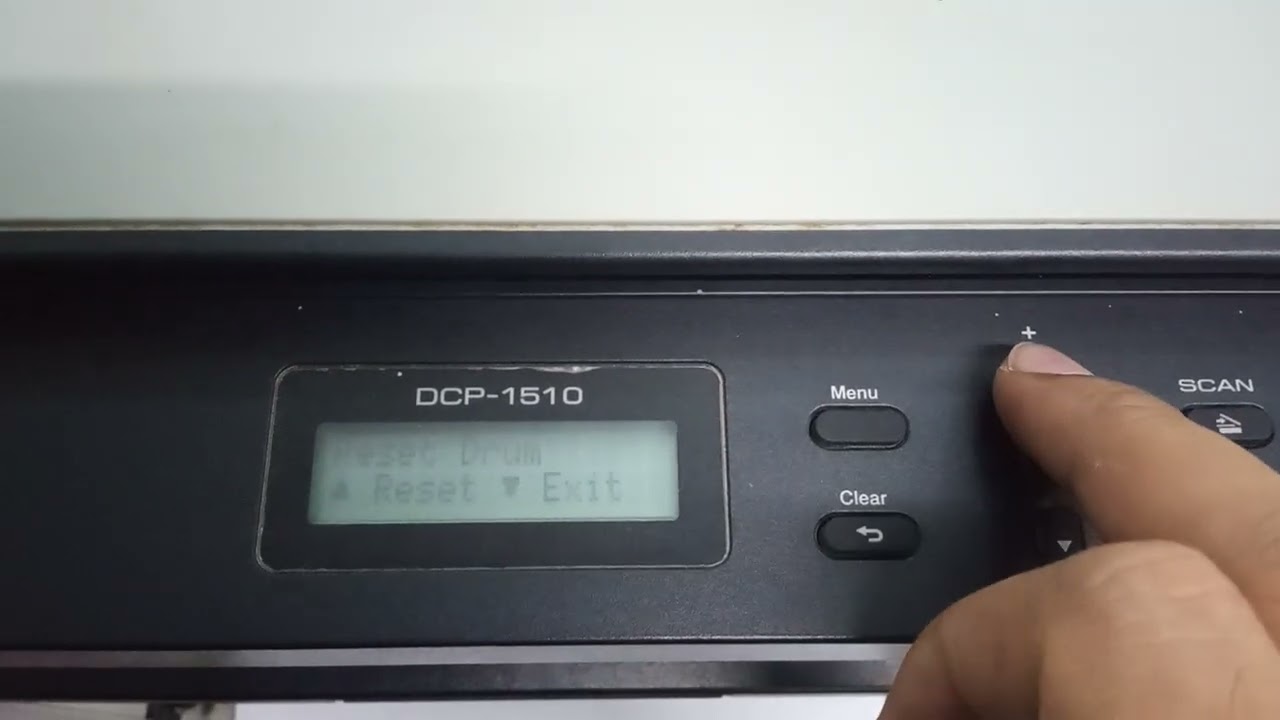 วิธีรีเซ็ตดรัม brother dcp-1510 อาการดรัมหมดอายุ แก้ไขเองได้ง่ายๆ