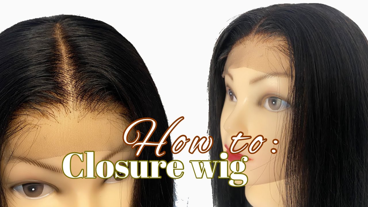 HOW TO MAKE A CLOSURE WIG in 2021 | DRAGON CITY HAIR (how to customise your closure)