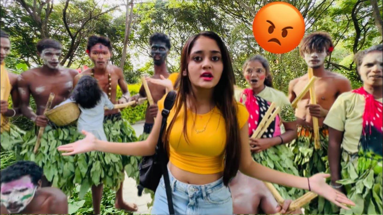 😳Bindass Kavya Ko Jungle me Real Adivasio ne Pakad liya 😭 Visiting Real Adivasi Village Gone Wrong