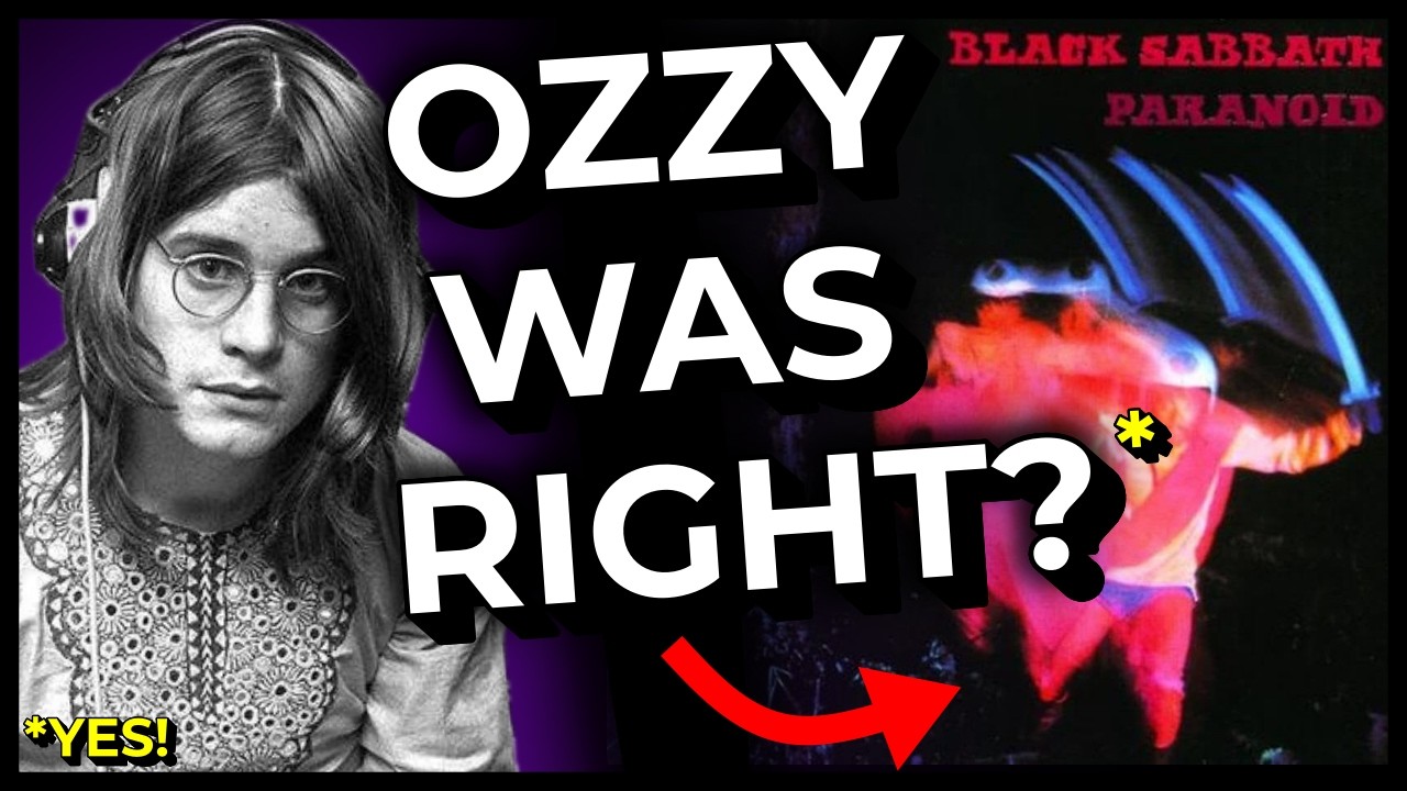 This is why Paranoid ACTUALLY is the most important BLACK SABBATH album