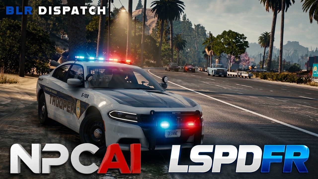 Реалистичный радарный контроль трафика &mdash; НОВЫЙ диспетчер BLR &mdash; NPCAI + LSPDFR