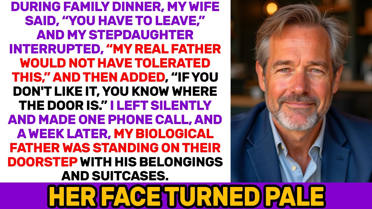 At Family Dinner My Wife Told Me to Leave — I Made One Call and Changed Everything