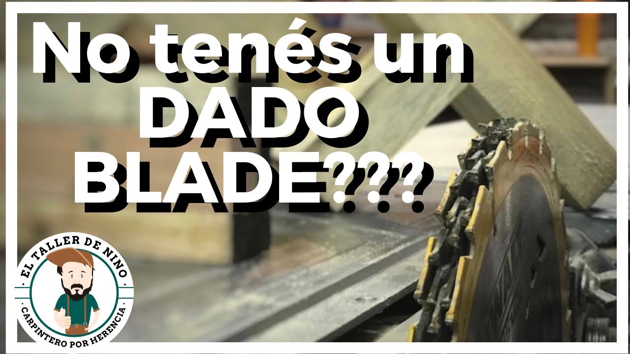 ✅ LA MEJOR alternativa al DADO BLADE para hacer ranuras y encastres !!!!