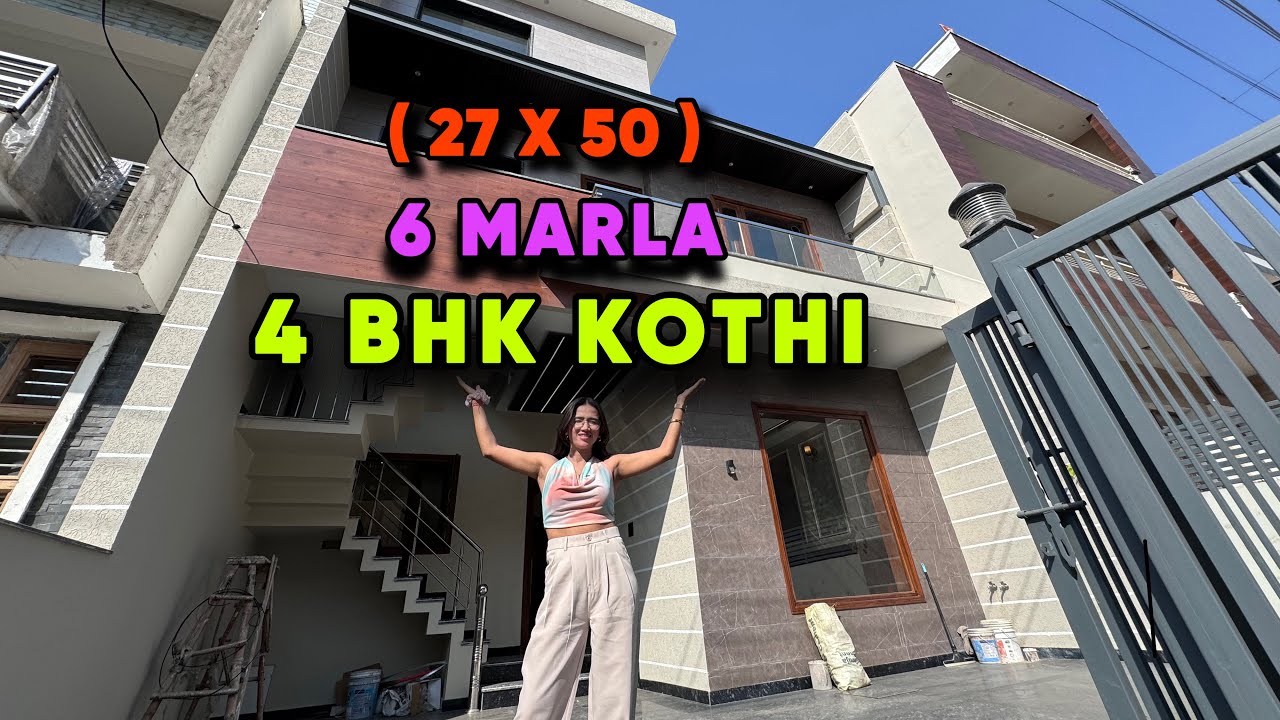 inside a 4 BHK Double Story Both Side Open House Design | 150 Gaj House Sale in Mohali | Home Tour