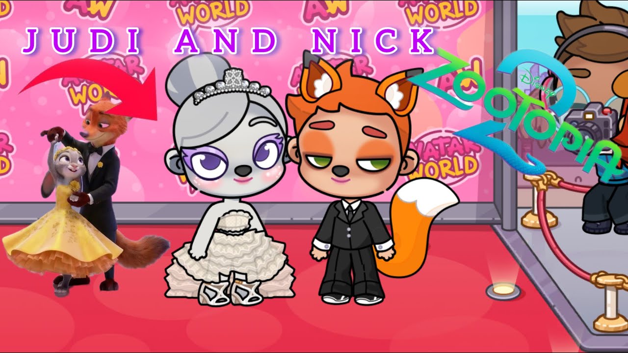 How to Make Juddy Hopps and Nick🪄✨Zootopia2 Cosplay#avatarworld#zootopia2#naniavatar