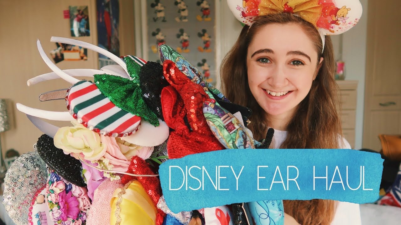 My HUGE Disney ear collection !!! (i'm obsessed)