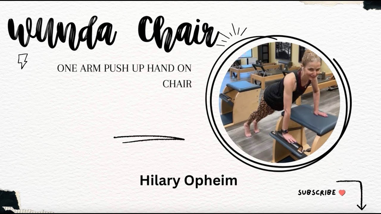 Wunda Chair One arm push up on Chair