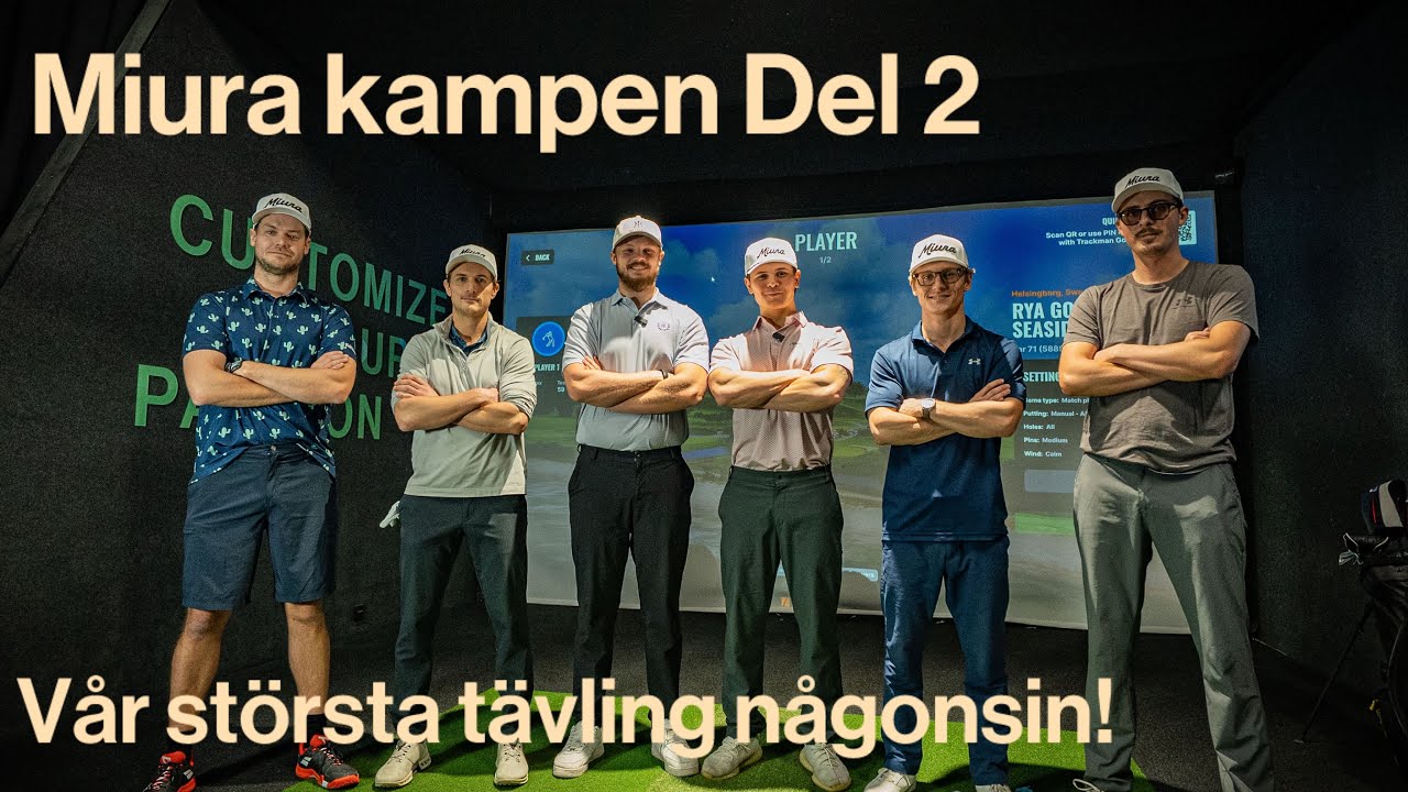 Vi lottar ut ett Miura-set! Del 2, Finalen| TrackMan tävling