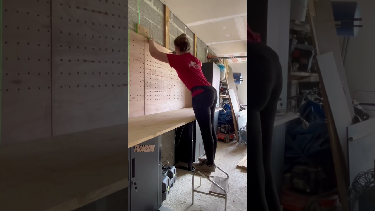 Am&eacute;nagement garage #diy #rangement #am&eacute;nagement #handmade #storage #girlpower #astuce