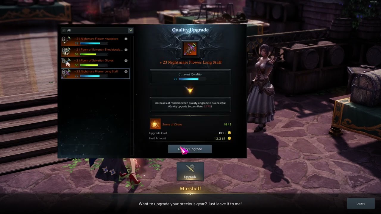 Lost Ark Relic Weapon quality upgrade to 98 !