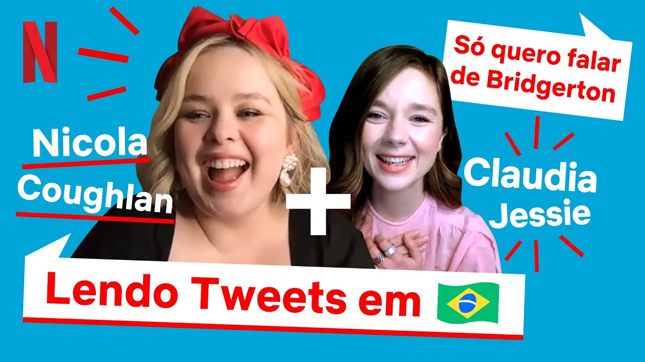 Elenco de Bridgerton enaltece a língua portuguesa | Netflix Brasil