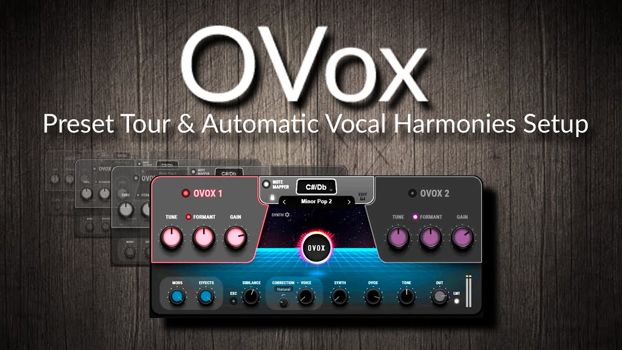 Waves OVox preset tour & Automatic Harmonizer setup