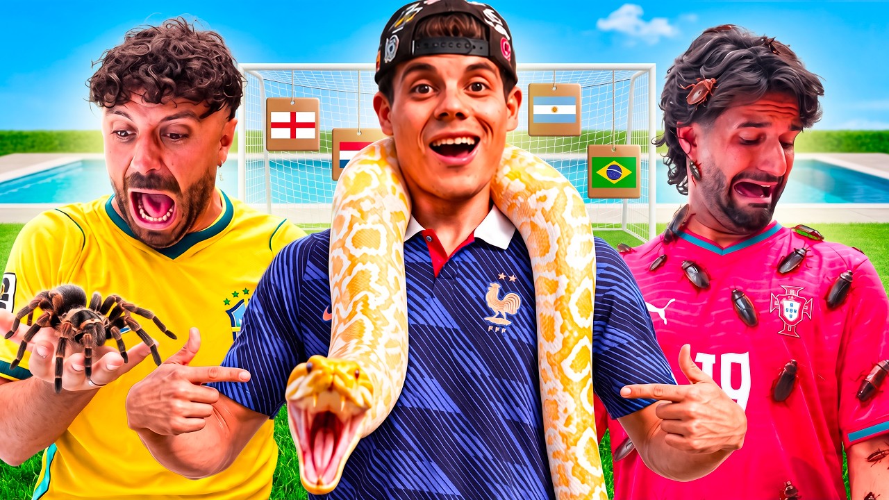 🐍 Ho portato SERPENTI, TARANTOLE E BLATTE in VILLA ELITES! (Brutal World Cup Challenge)