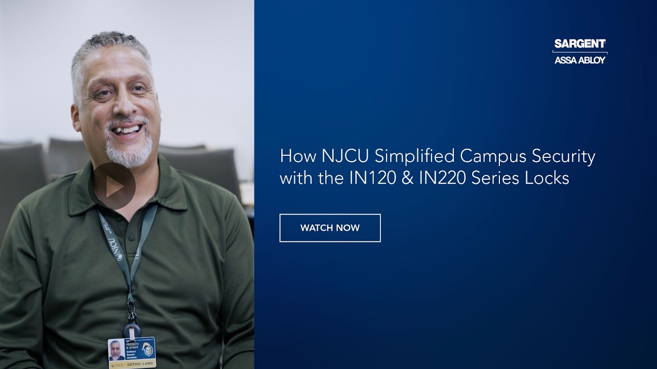 How NJCU Simplified Campus Security with the IN120 & IN220 Series Locks