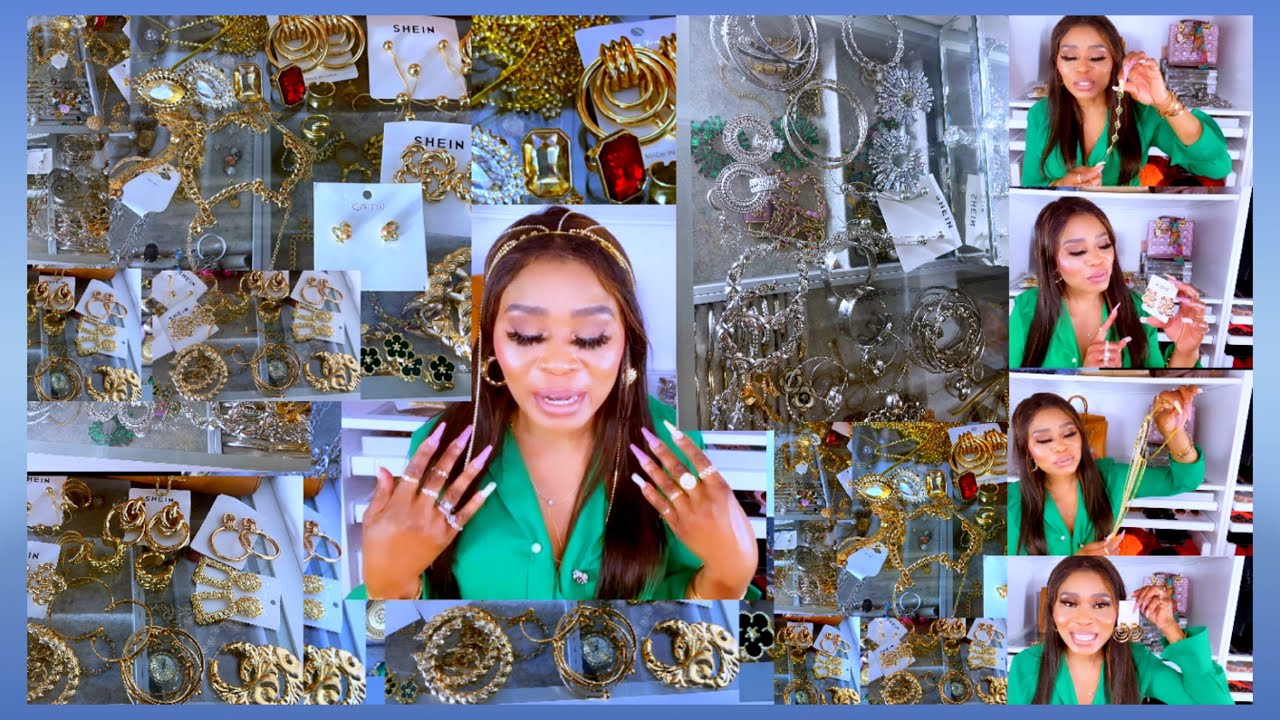 Huge Shein Jewelleries Haul! | Earrings | Rings | Bracelets | Bangles | Necklaces | Head piece 2022.