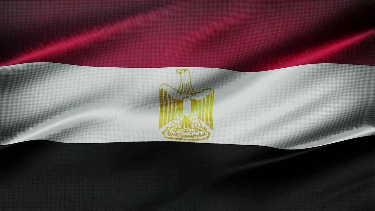 🚩Egypt Flag Waving  | GREEN SCREEN & CHROMA MATTE🚩