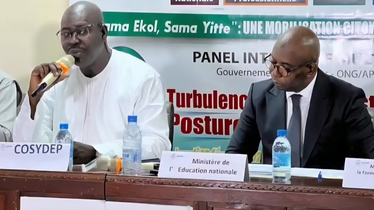 (Fr) Turbulences système Éducatif : Panel Gouvernement/Syndicats G7-12/02/2026 Cheikh MBOW, COSYDEP 