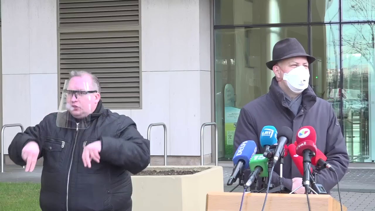 Aurelijus Veryga pateikia naujausią informaciją apie koronavirusą Lietuvoje