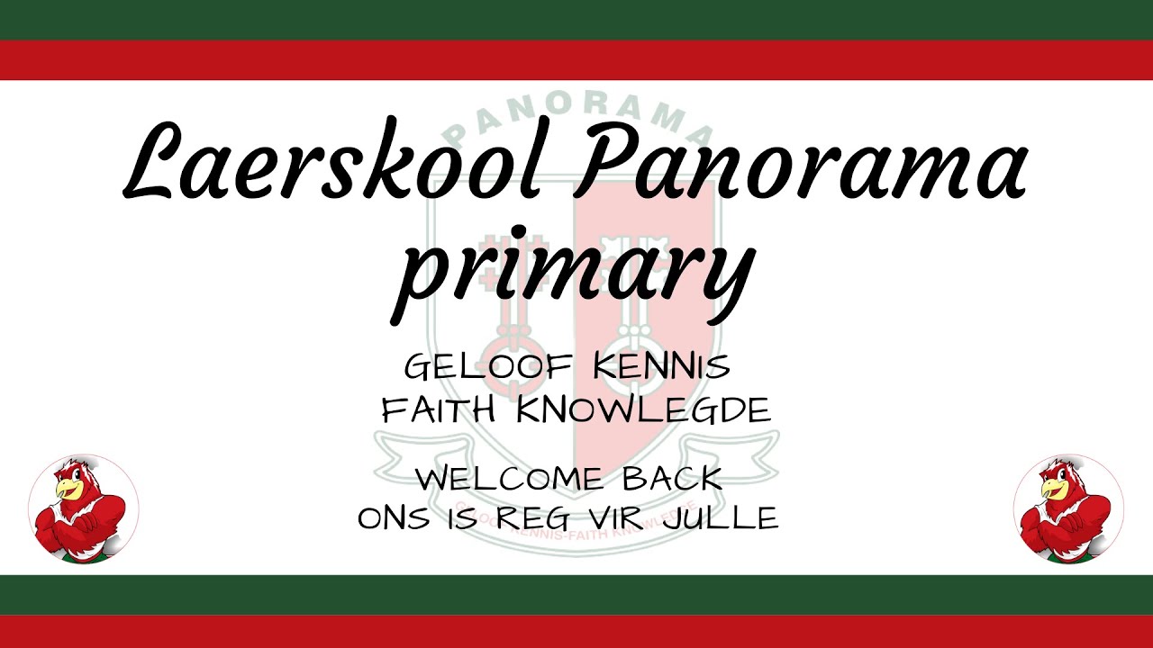Laerskool Panorama primary school - Staff ready