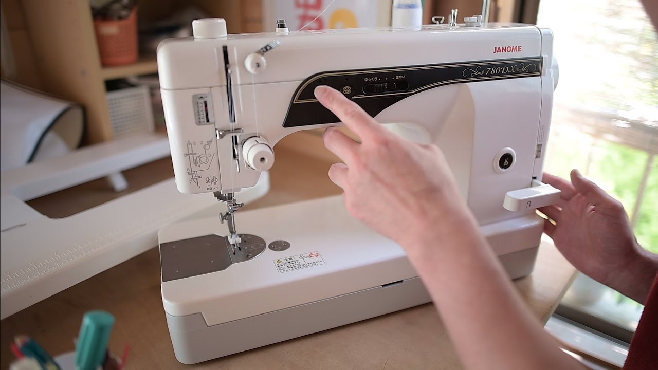 173🧵【質問コーナー】職業用ミシン（JANOME780DX）の糸調整の仕方と初心者にお勧めな職業用ミシンのお話。　Adjustment of the sewing machine thread.