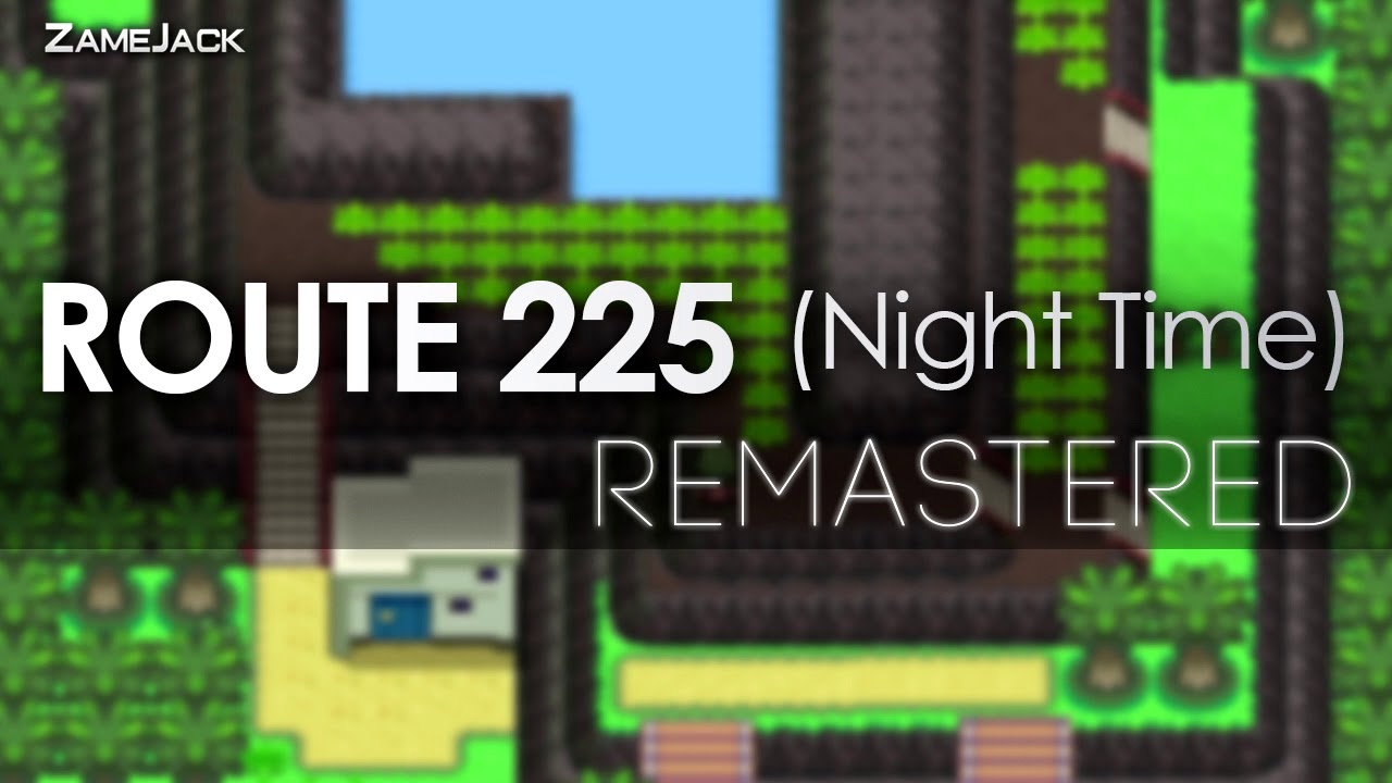 Sinnoh Route 225 (Night Time): Remastered ► Pokémon Diamond/Pearl & Platinum