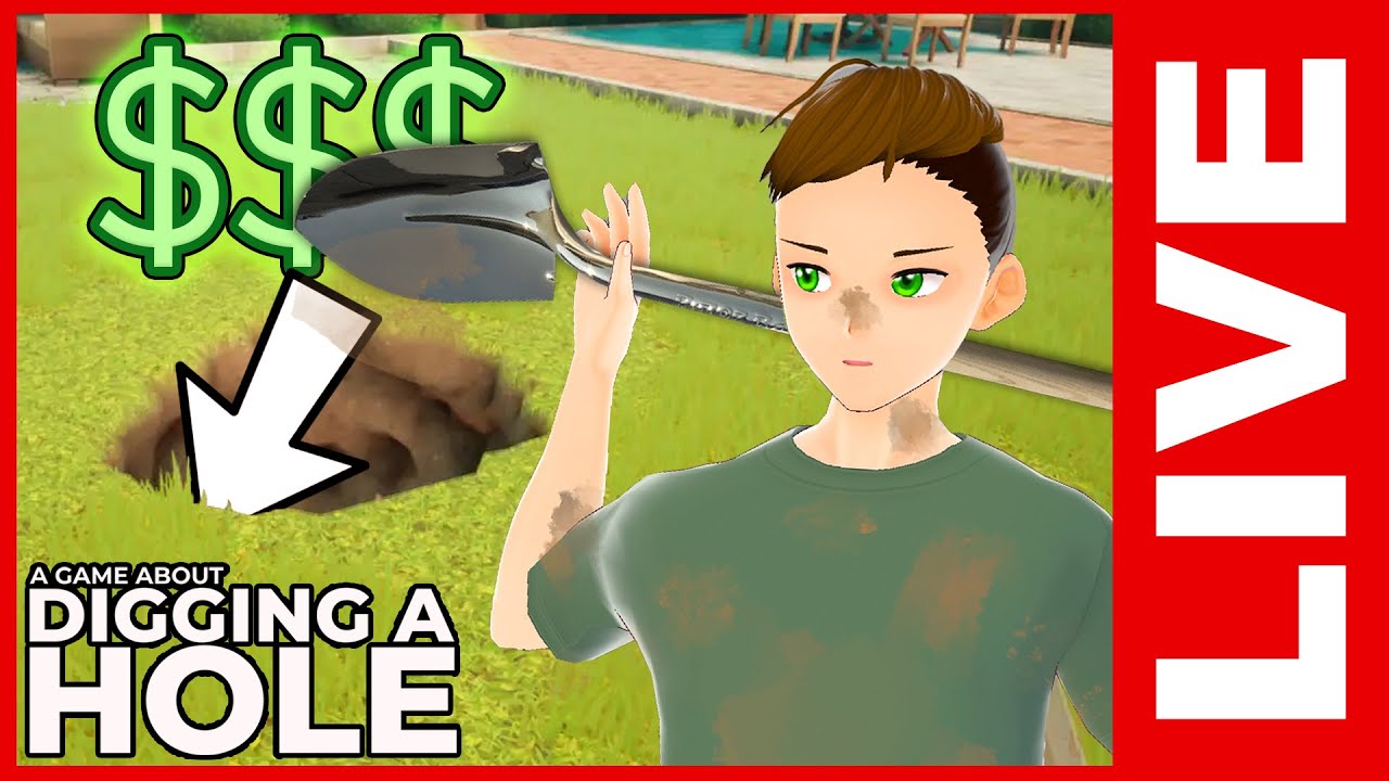 [LIVE] A GAME ABOUT DIGGING A HOLE - VTuber FR