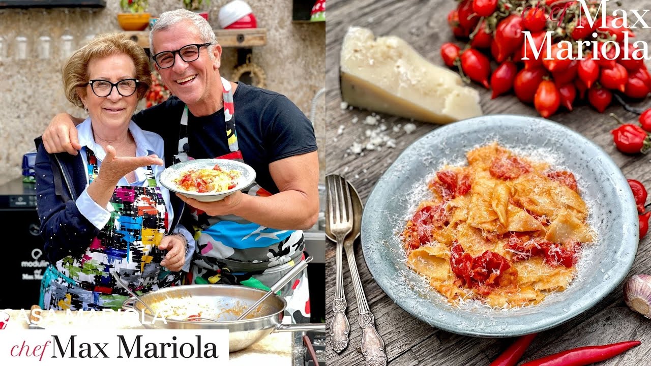 PASTA ACQUA E FARINA FATTA IN CASA - Ricetta di Chef Max Mariola