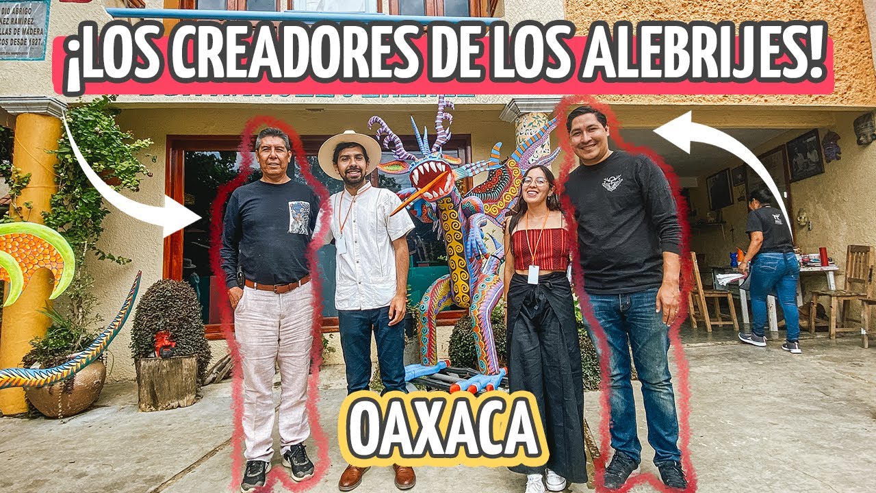 Así se hacen los ALEBRIJES (los originales) en OAXACA | San Antonio Arrazola - Diana y Aarón (DYA)