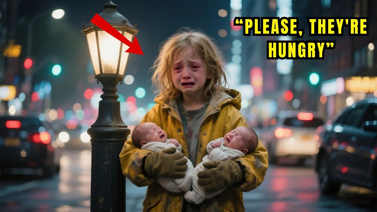 A Poor, Starving Girl Clutches Her Two Newborn Babies In The Snow—Until A Millionaire CEO Shouts