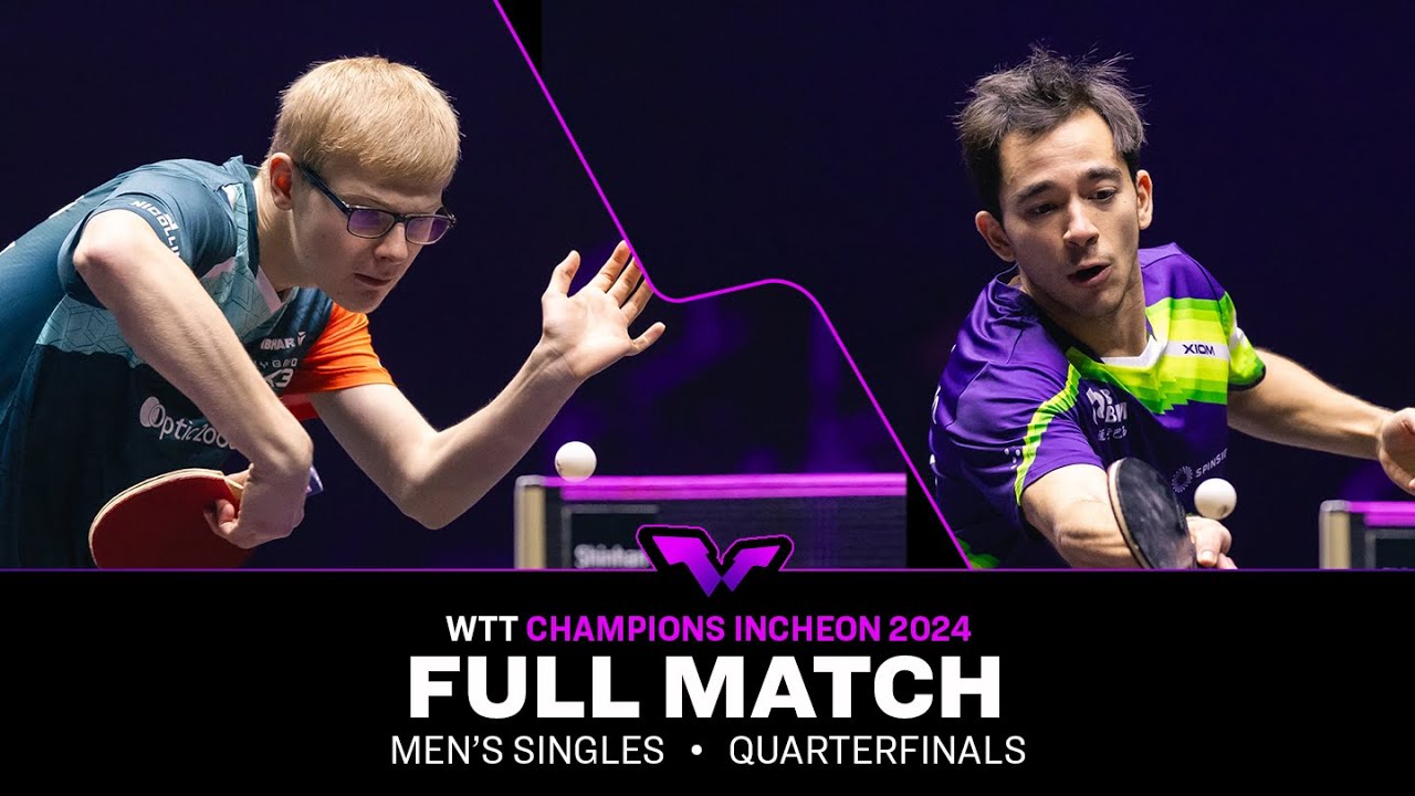 FULL MATCH | Felix Lebrun vs Hugo Calderano | MS QF | #WTTIncheon 2024