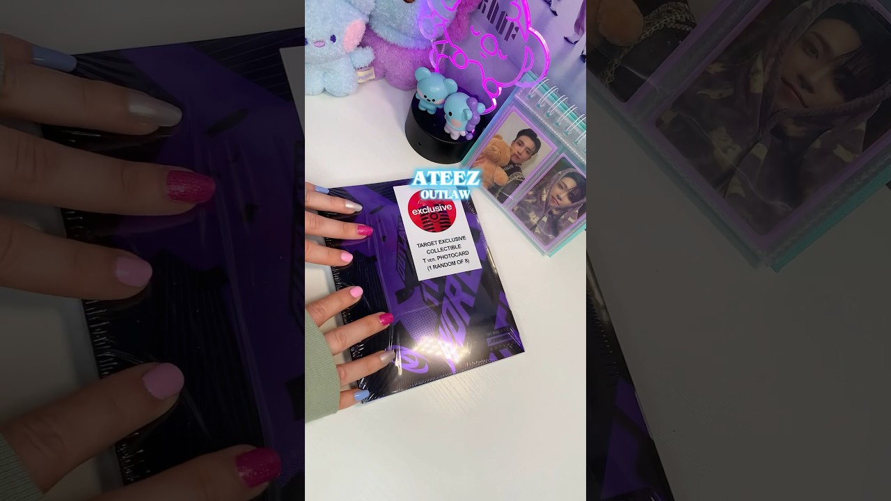 unboxing ATEEZ OUTLAW Target Exclusive album 💕 diary ver 🔥 #ateez #atiny #ateezalbum #ateezoutlaw