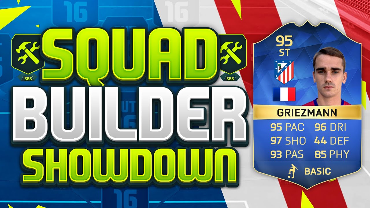 FIFA 16 SQUAD BUILDER SHOWDOWN!!! TEAM OF THE SEASON GRIEZMANN!!! The Best Striker On Fifa 16?