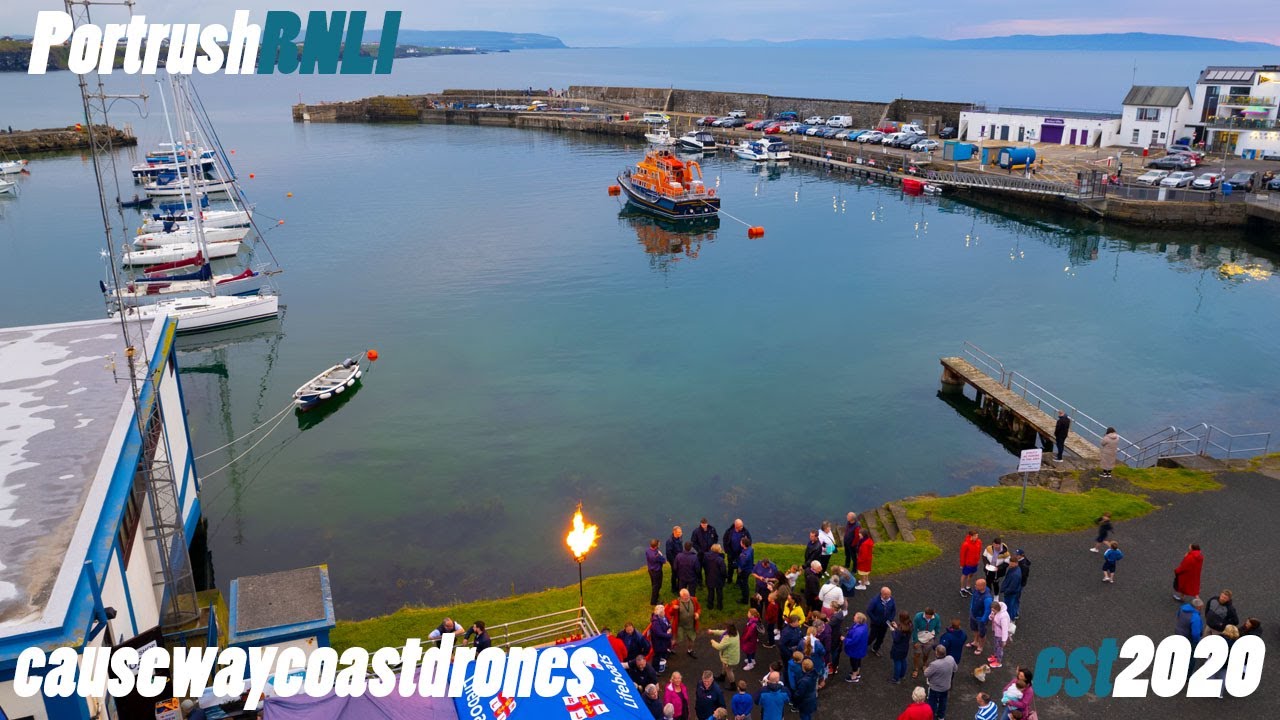 Portrush RNLI - Queens Jubilee, Portrush, Northern Ireland - 4K