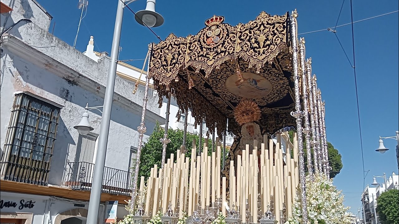 La Virgen de la Piedad en la calle Real Magna San Fernando 2023