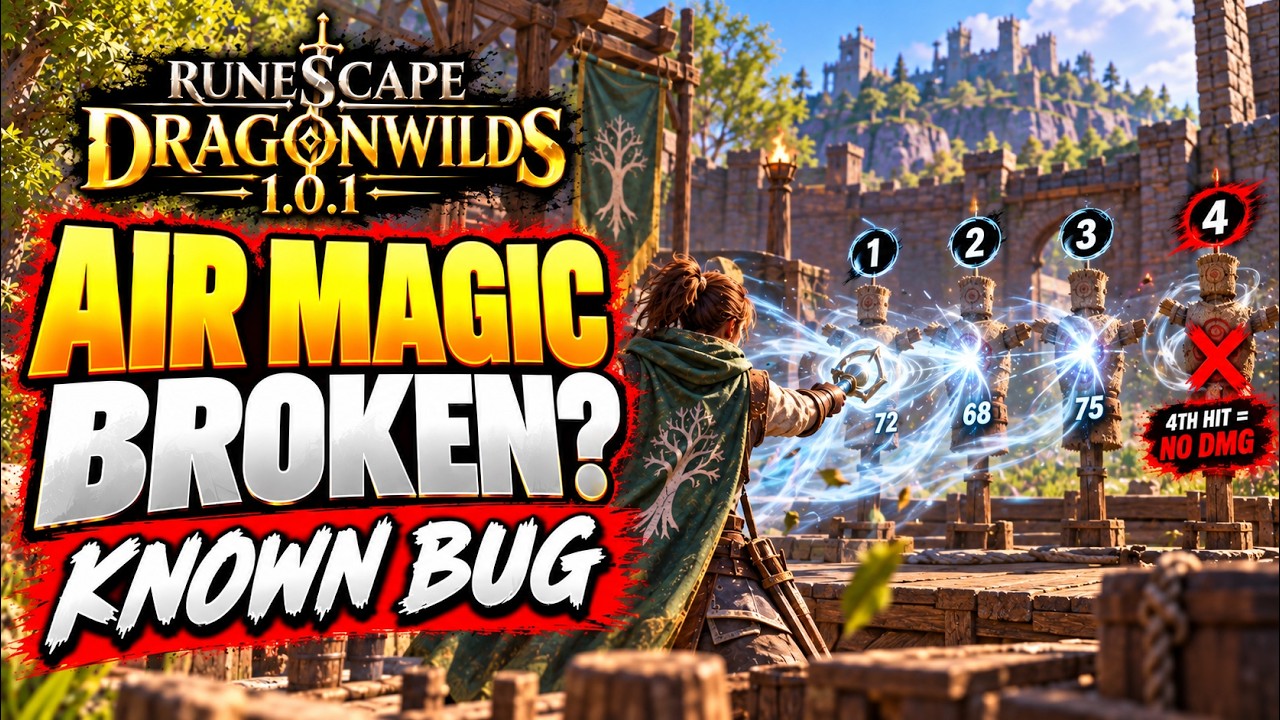 Air Magic Is BROKEN in RuneScape Dragonwilds 1.0.1! (Known Bug)