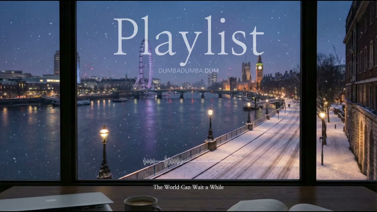 고도의 집중을 위한 2시간 연주곡, 런던의 눈 내리는 창가 | Deep Focus Study Music : Snowy London Ambience (No Lyrics) ✍️