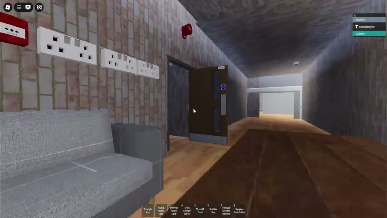 Roblox School Fire Alarm System Test 🔥 | NEW Update: Shutters + Lift!