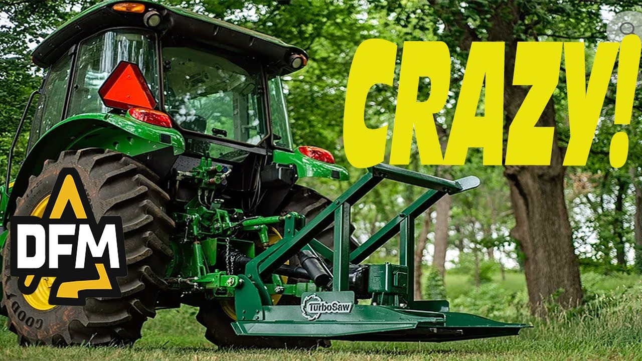 INSANE Tree Saw for Tractors~ DFM TURBO SAW! SunBelt Ag Expo 2019