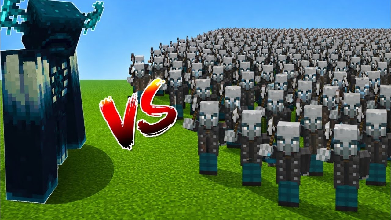 Can the Warden 💥 Survive 1000 Vindicators? 🤯⚔️ | Insane Minecraft ✨ Showdown! @WeirdGamerZshorts 