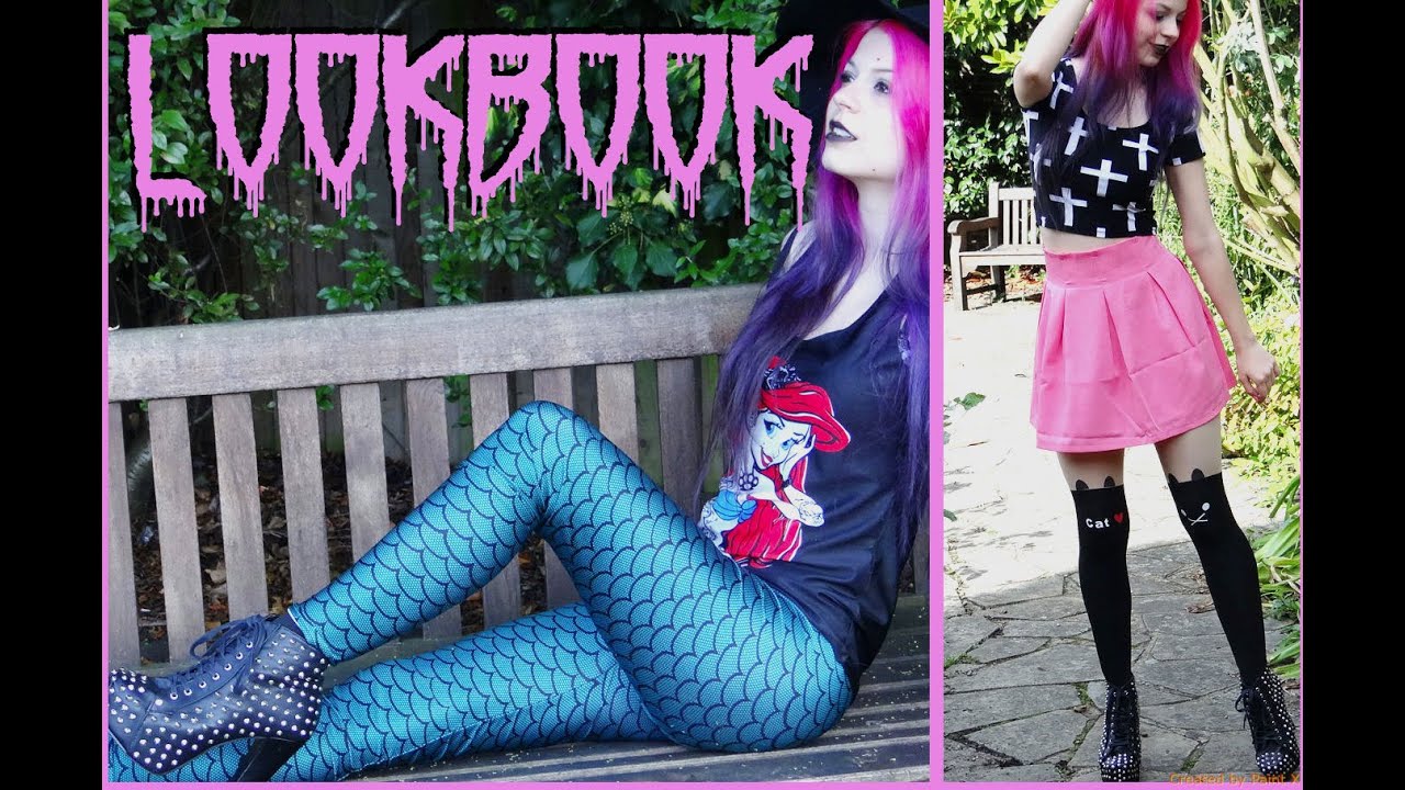 Pastel Goth LookBook