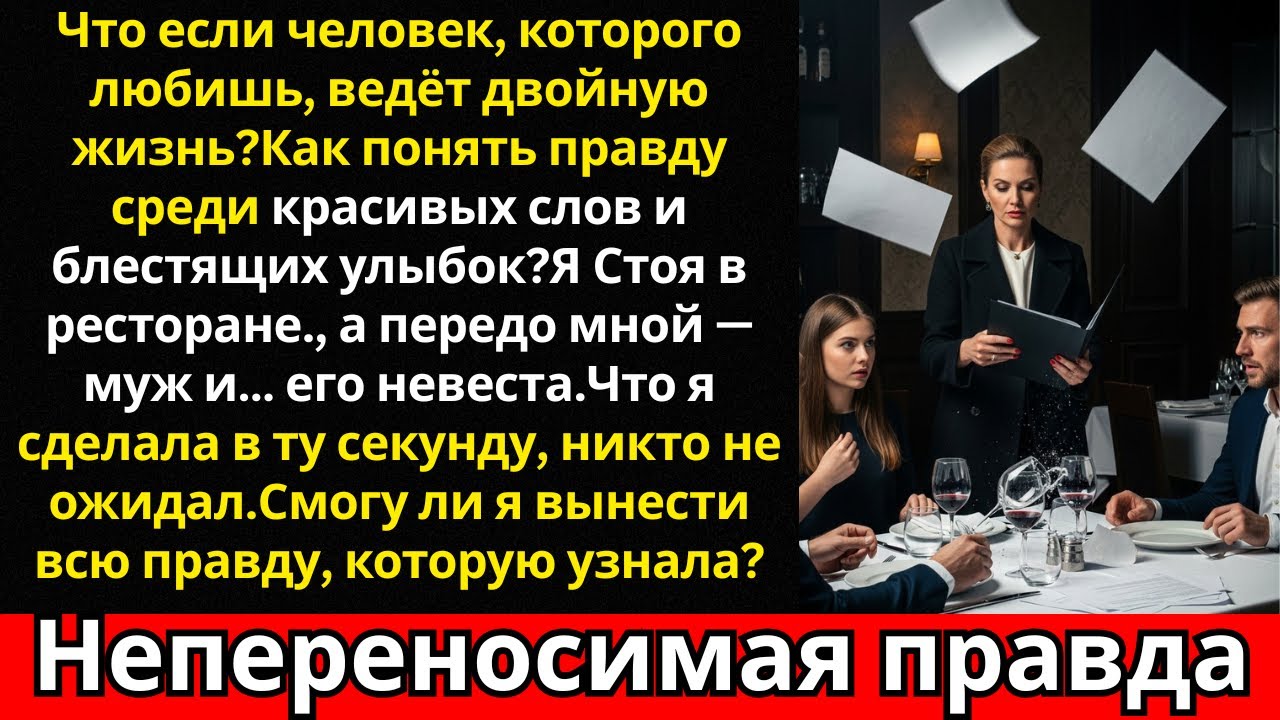 «Мой муж… и его невеста. Что я сделала в тот момент, никто не ожидал»