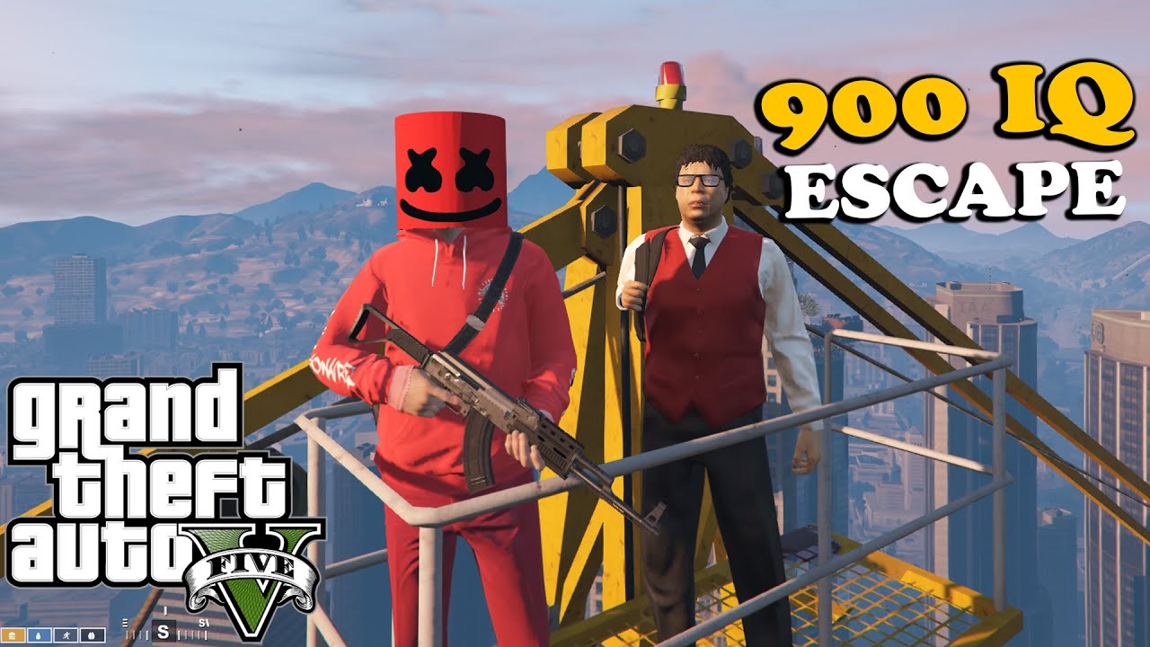 Greatest Parachute ESCAPE Robbery sa GTA 5!! | Billionaire City RP