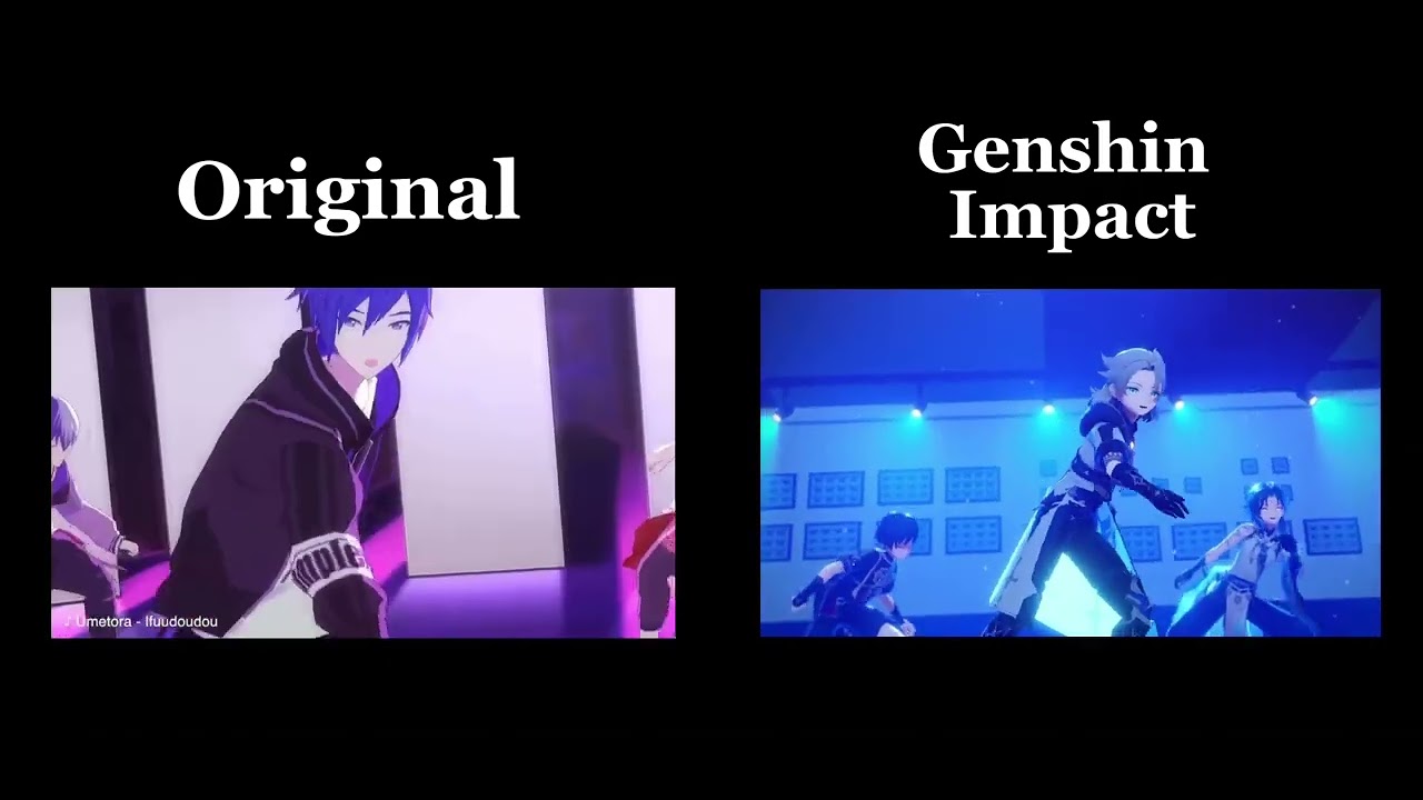 Ifuudoudou (Original vs. Genshin Impact Comparison)
