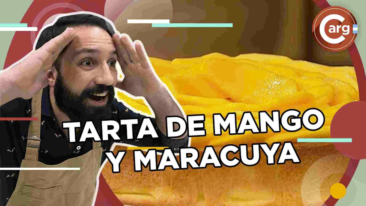 IMPRESIONANTE TARTA DE MANGO Y MARACUYA POR LUCHO GARCIA