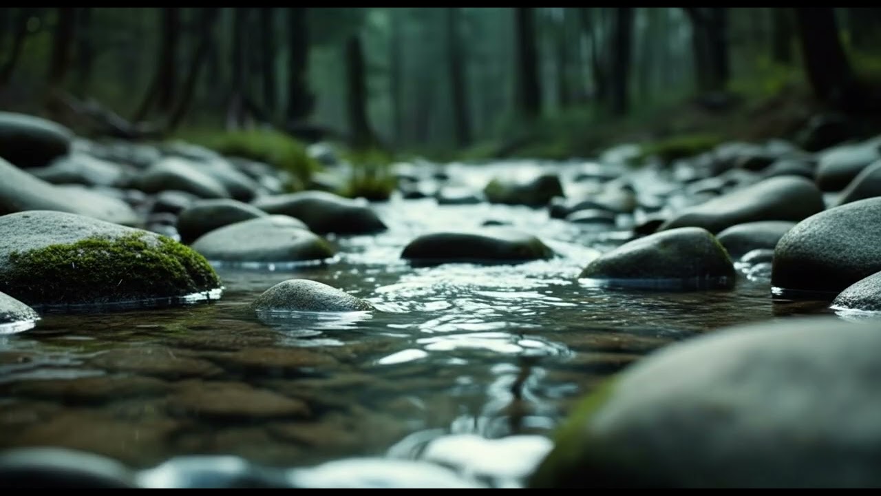 Flowing Stream Sounds for Deep Afternoon Nap | Natural Sleep Audio | Quiet Noon
