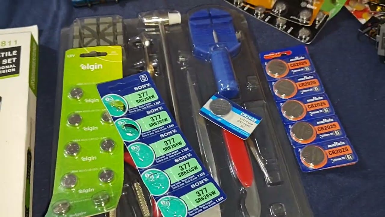 Ferramentas básicas que eu uso para pequenas manutenções nos relógios