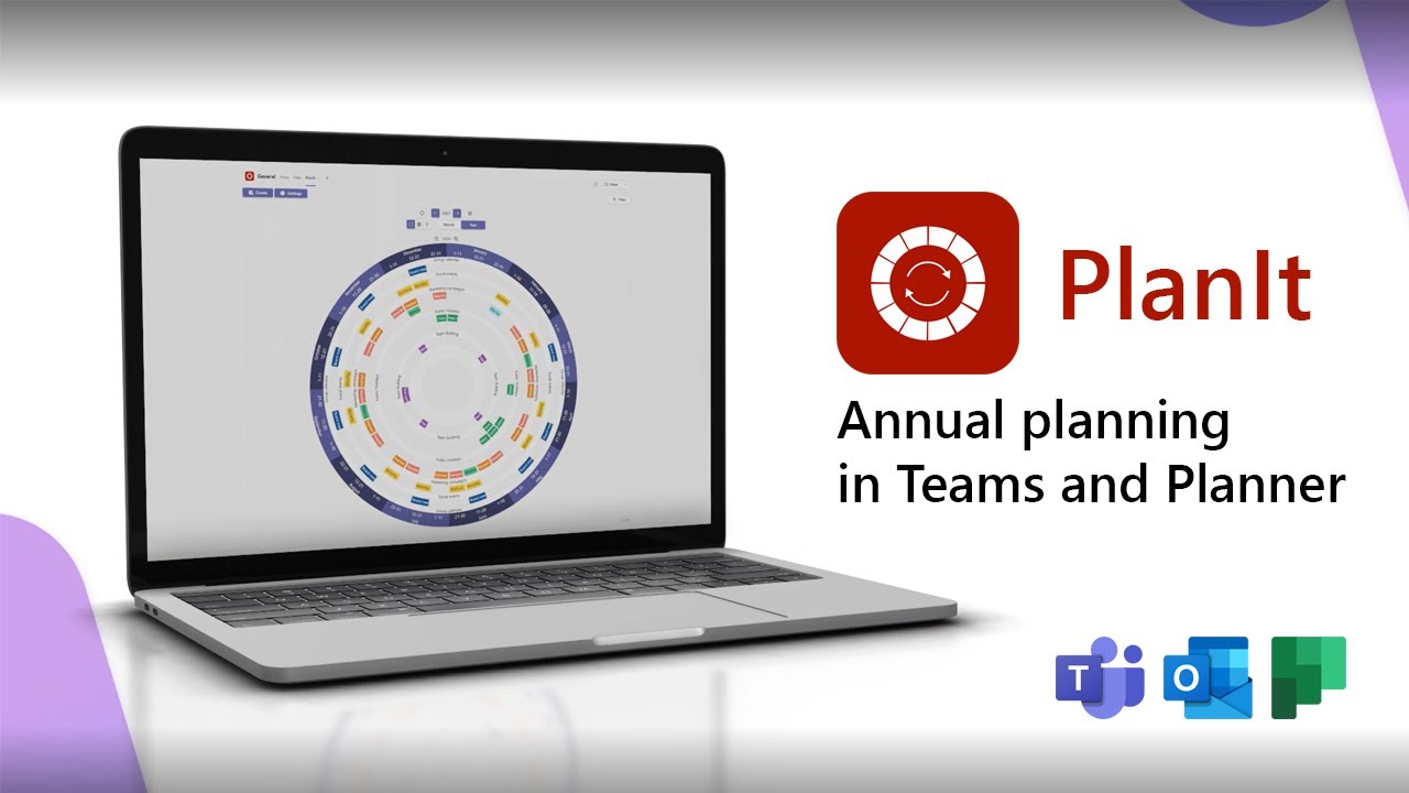 PlanIt &ndash; Circular calendar for Microsoft Teams | Visual annual planner made simple
