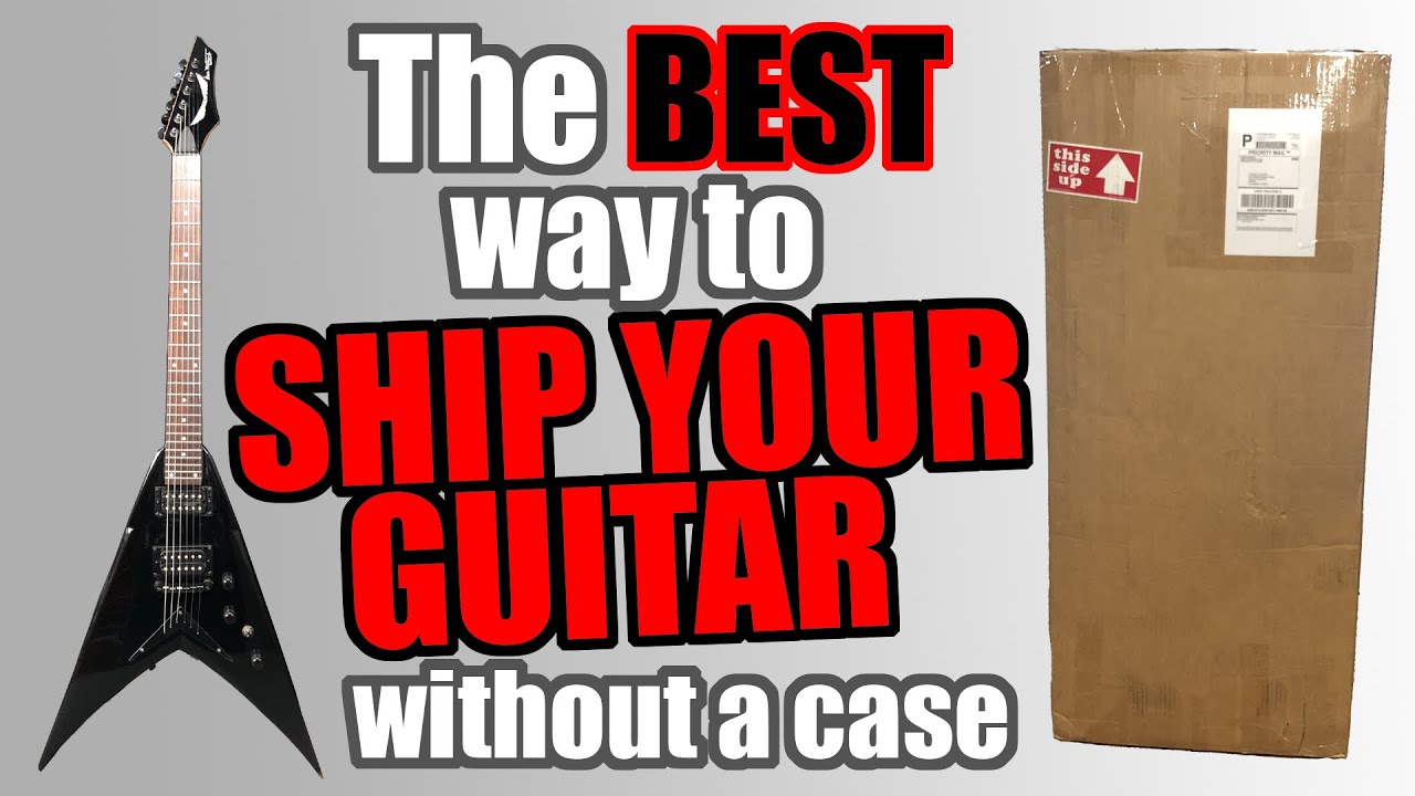 Easiest and Best way to Ship a Guitar | How to Ship an Electric Guitar Without a Hardshell Case
